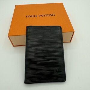 Louis Vuitton Small Black Epi Leather Wallet